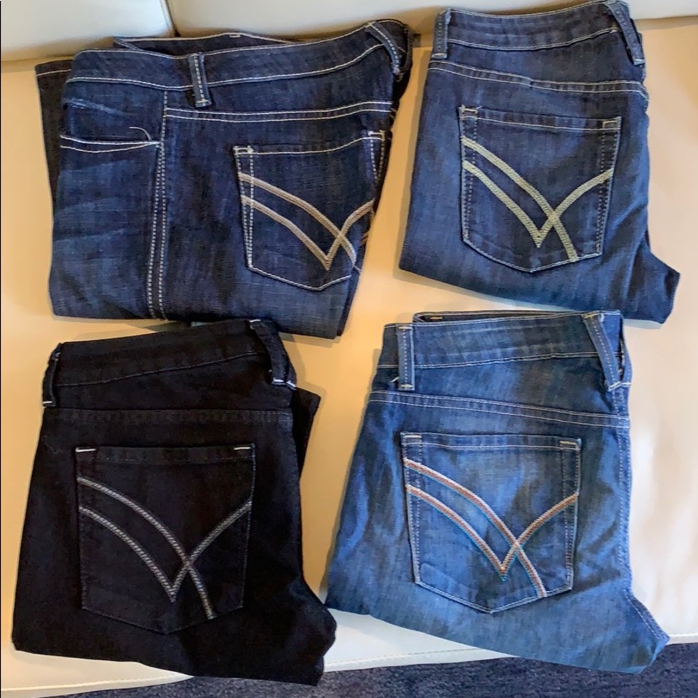COPY - 4 pairs William Rast Size 27 Jeans. Jerri & Sadie